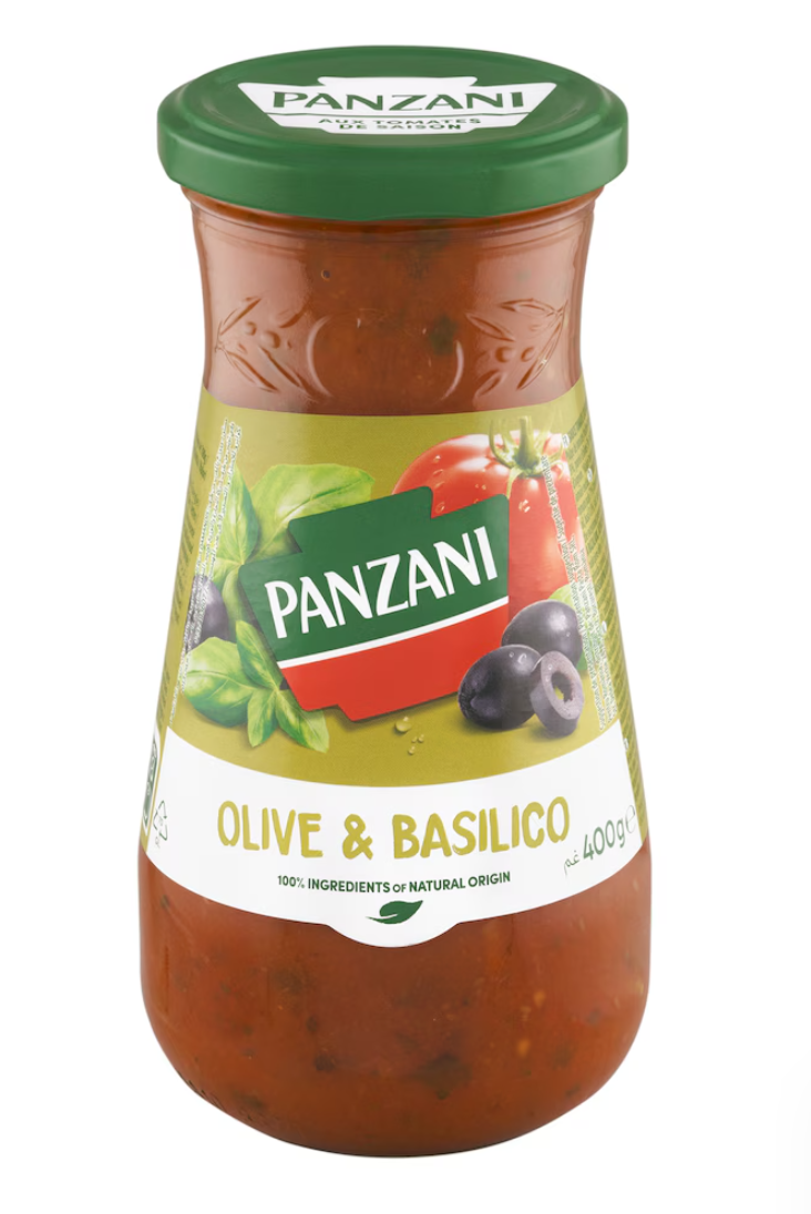Panzani Sauce Olive & Basilico – 400 g