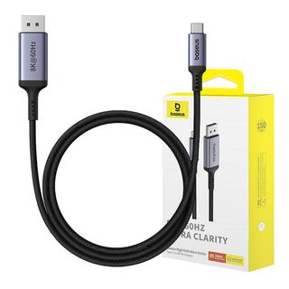Câble USB 2.0 tressé Baseus USB-C mâle - DisplayPort Longueur 1,5 m