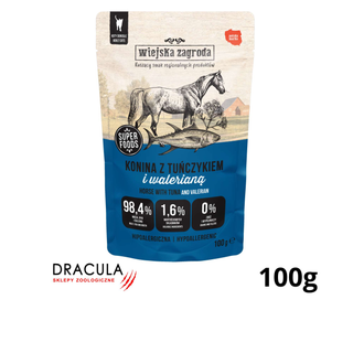 Wiejska Zagroda Konina z tuńczykiem i walerianą 100g