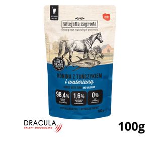 Wiejska Zagroda Konina z tuńczykiem i walerianą 100g