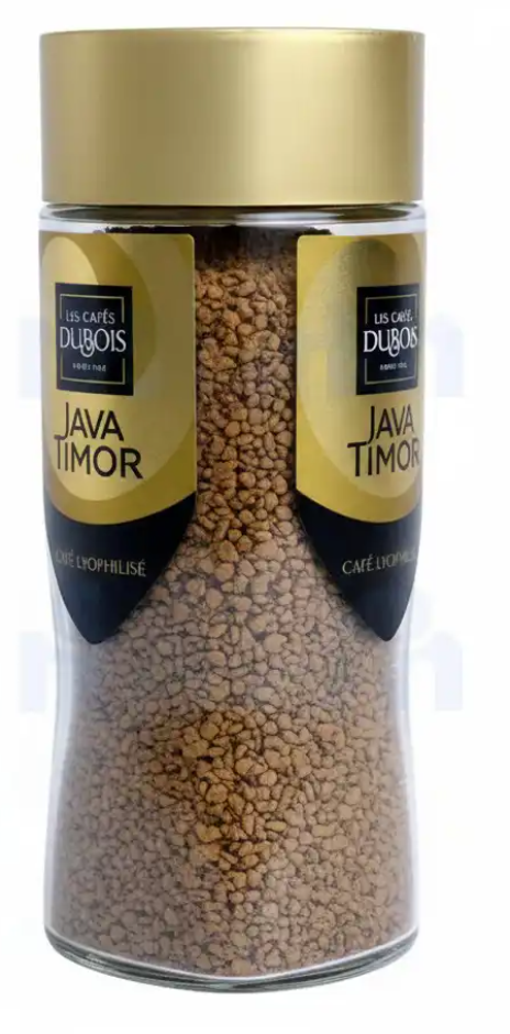 Les Cafés Dubois Java Timor Café Lyophilisé – 90 g