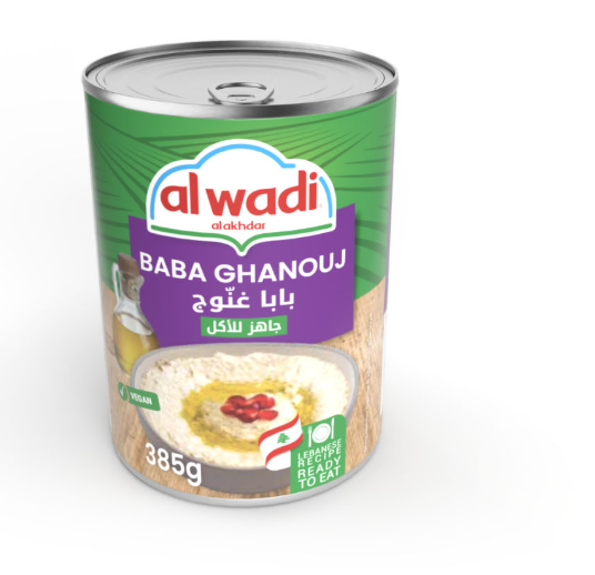 Al Wadi Al Akhdar Baba Ghanouj Prêt à Consommer – 385 g