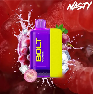 Nasty Bolt Grape Ice Vape, 50000 Puffs