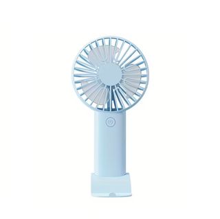 Mini Ventilateur avec Support Téléphone Portable Compact et Portable bleu cial