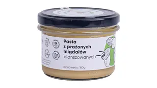 Pasta z prażonych blanszowanych migdałów, 180 g