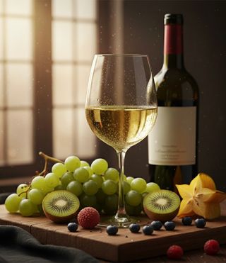 Вино виноградне ординарне столове біле "Шардоне" (1л)