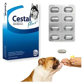 CESTAL Plus: 1 szt. tabletka odrobaczająca dla psa (1 szt = 10 kg psa)