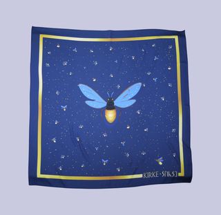 აბრეშუმის შარფი - ციცინათელები