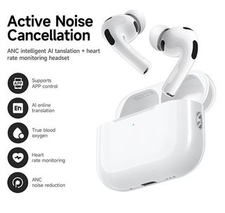 HOCO EW98 ANC Écouteurs Sans Fil Intelligents avec Traduction IA & Suivi Cardiaque