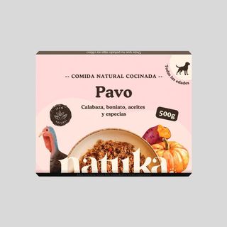 Menú Cocinado de Pavo para perro – 500 g
