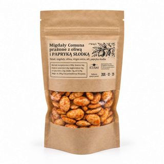 Migdały Comuna prażone z oliwą i słodką papryką 200 g