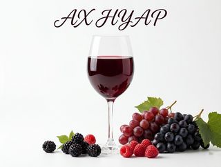 Вино "Ах Нуар" червоне напівсолодке 1 л
