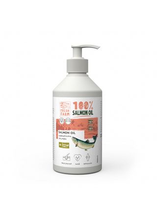 Ulei de somon pentru caini si pisici, Fresh Farm 500 ml