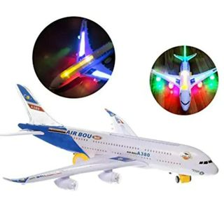 Mini Avion Airbus a pilles - Modèle Réduit Réaliste Lumineux , Idéal Cadeau et Décoration