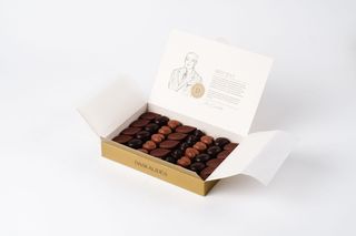 Ballotin Daskalidès avec assortiment chocolats sans sucre (500g)