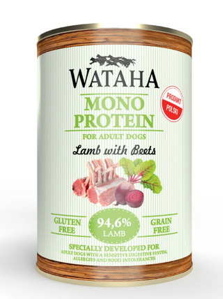 WATAHA MONO ADULT JAGNIĘCINA Z BURAKAMI 400G