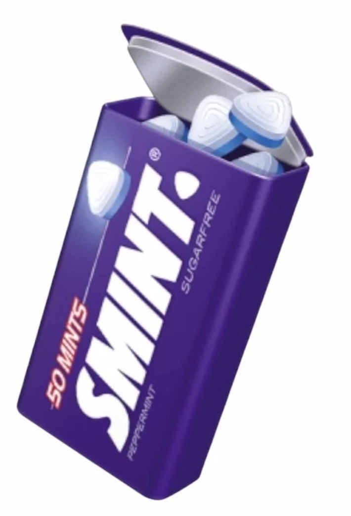 Smint Peppermint Sans Sucre – 50 Unités