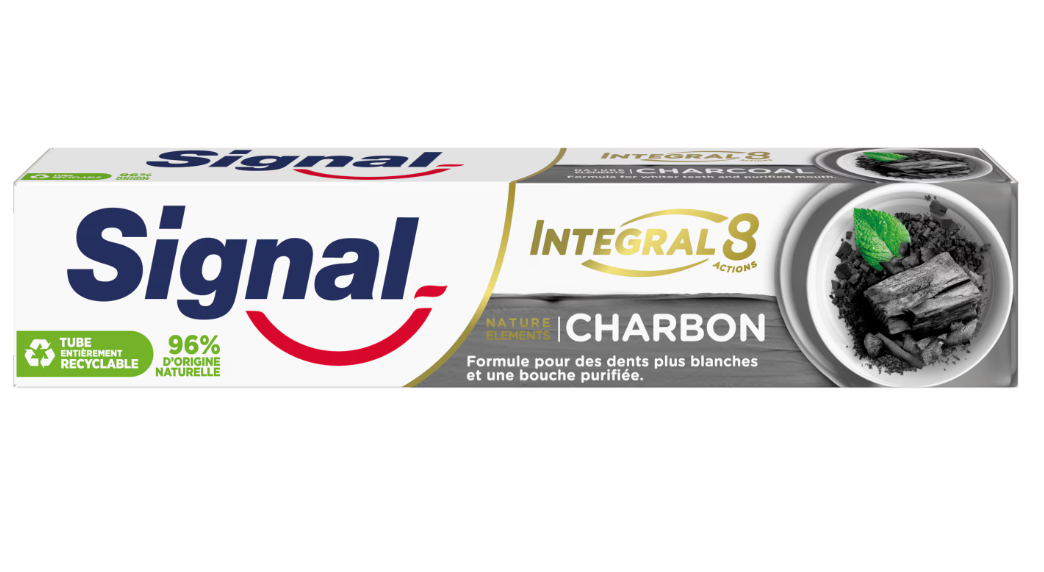Signal Integral 8 Nature Elements Dentifrice Charbon