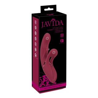 Vibrador Javida Red Rabbit con bola para el clítoris