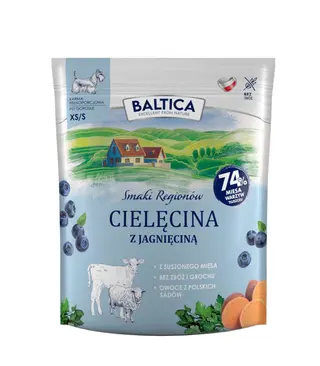 Baltica Cielęcina i jagnięcina XS/S, 1 kg