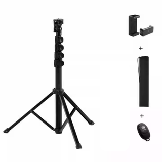 Trépied de caméra rétractable en aluminium de 61 pouces pour téléphone