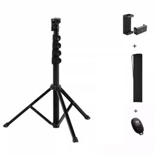 Trépied de caméra rétractable en aluminium de 61 pouces pour téléphone