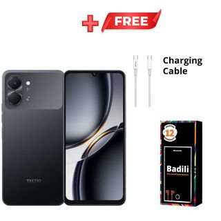 Tecno Pop 20 Black Smartphone, 12 Months Warranty