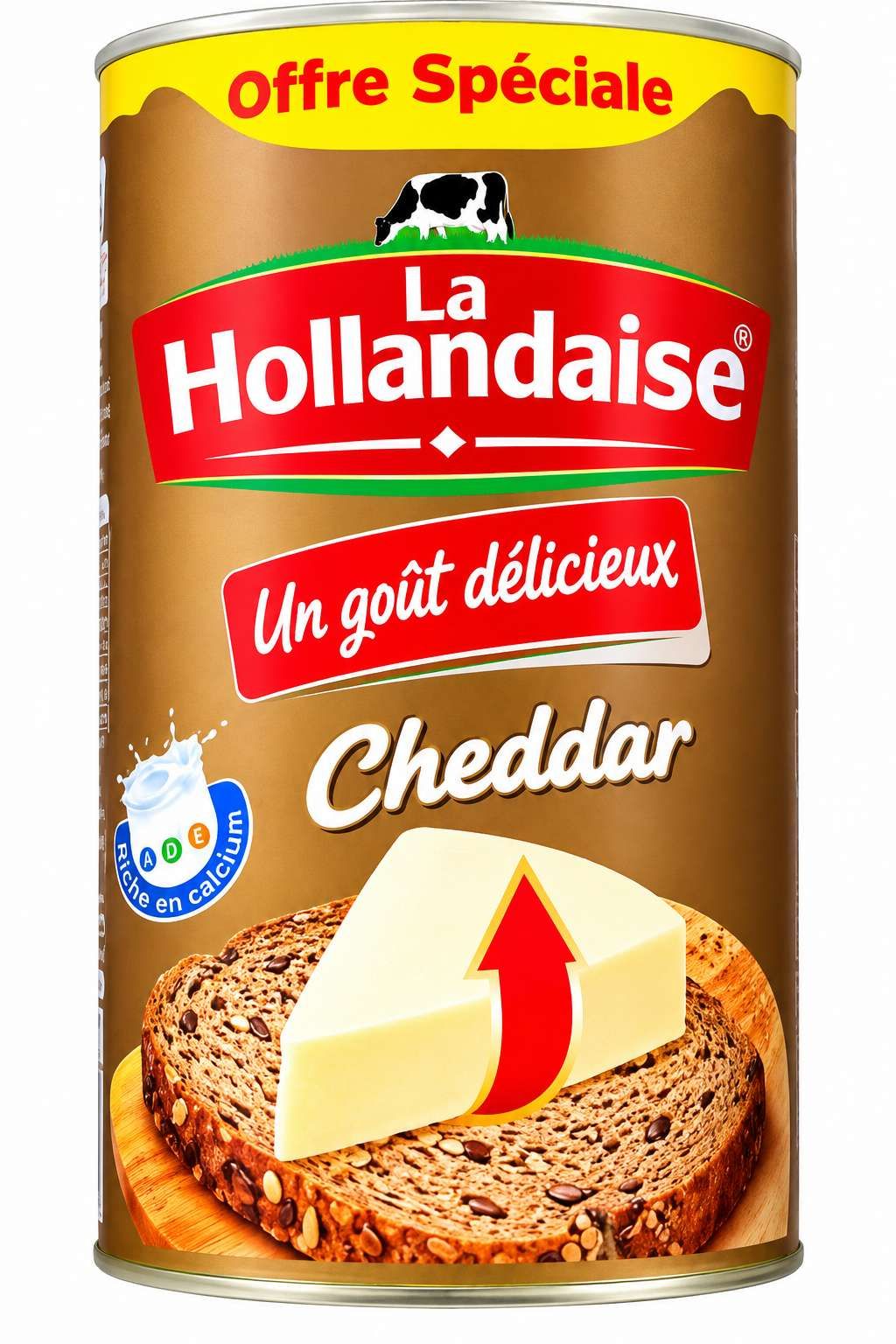 La Hollandaise Fromage Fondu Cheddar – 96 Portions