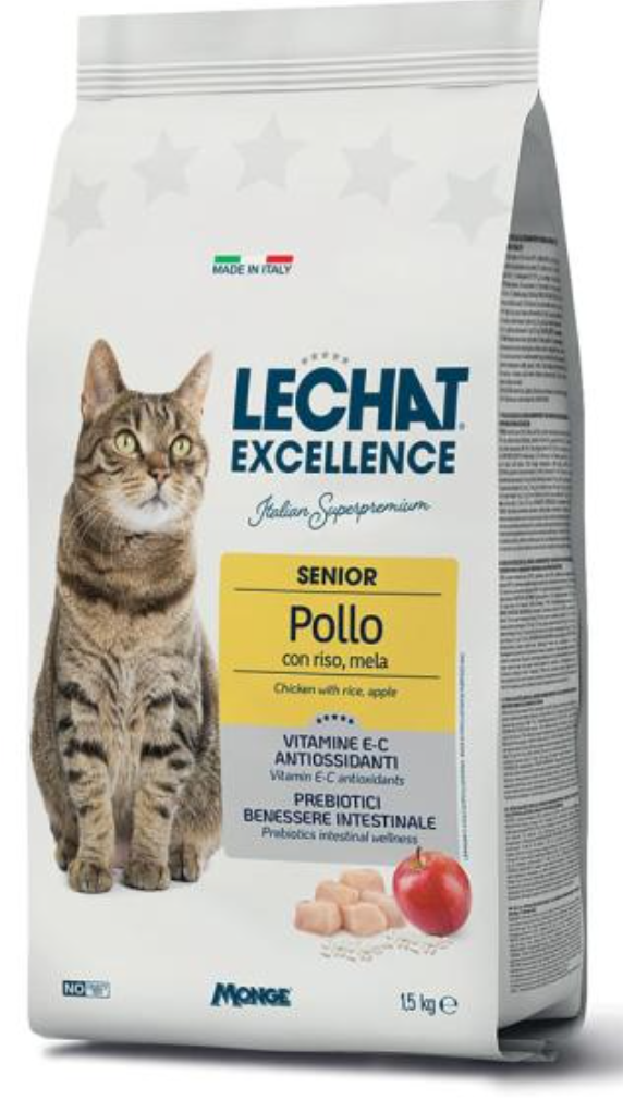 LeChat Excellence Hairball Poulet Croquettes pour Chat – 1,5 kg