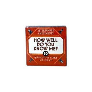 სამაგიდო თამაში " რამდენად კარგად მიცნობ"