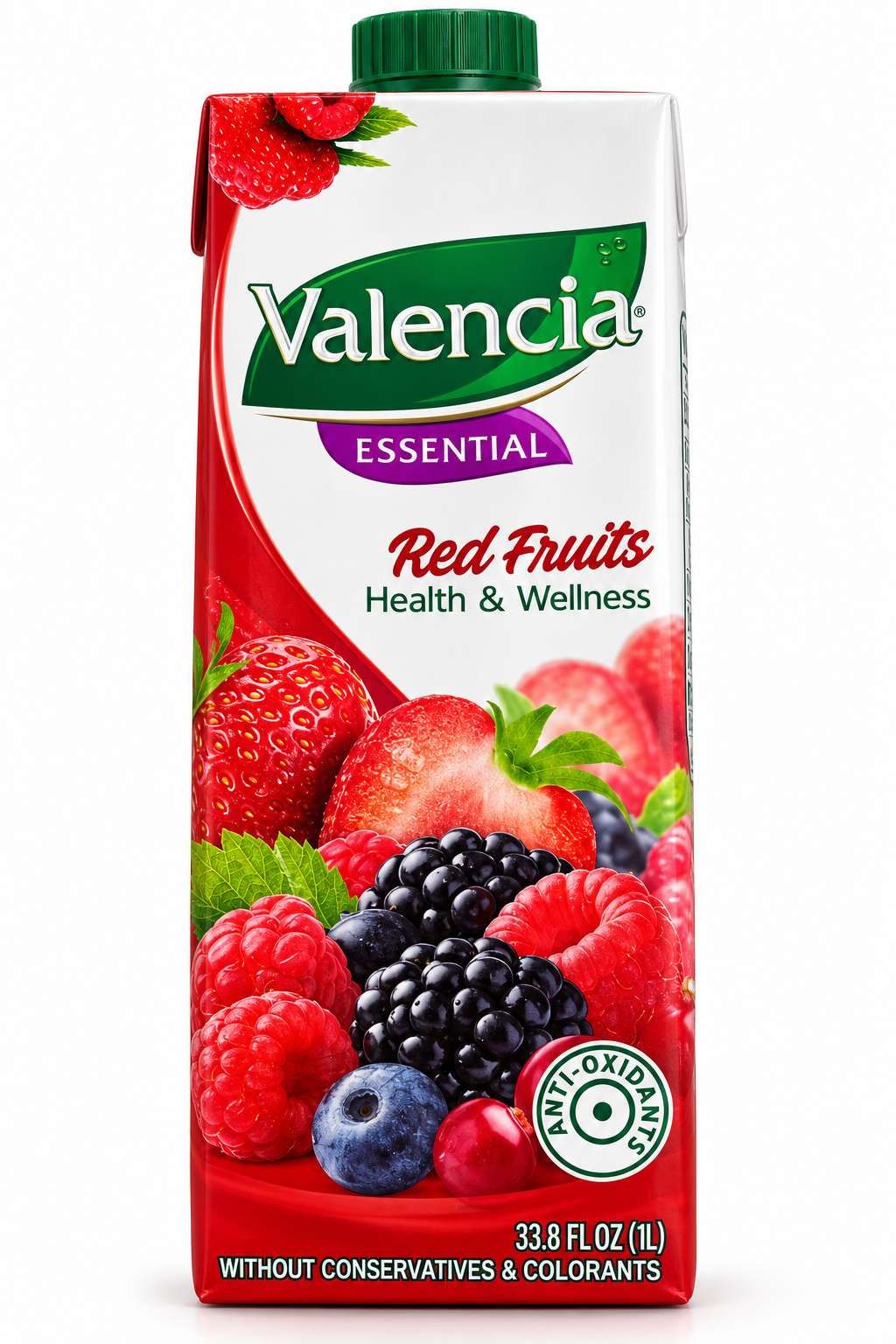 Valencia Essential Boisson Fruits Rouges – 1 L