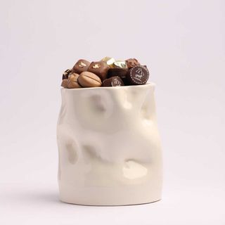 Vase artisanal - Chocolat