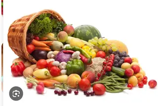Cosul cu legume si fructe
