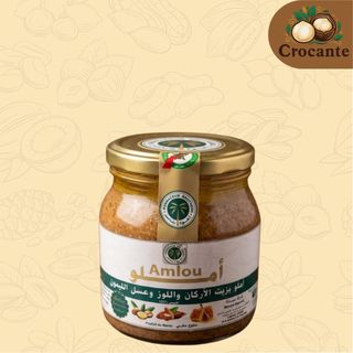 Amlou aux amandes, huile d'argan et miel pur 500 g