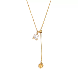 Collier de luxe plaqué or CGN150-1