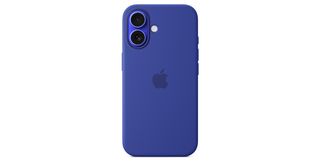 სილიკონის ტელეფონის ქეისი-IPHONE 16 (ლურჯი)