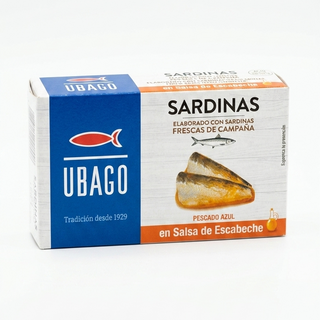Sardine în sos marinat UBAGO, 120g