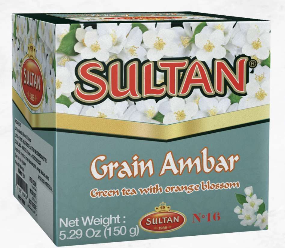 Sultan Habba Anbar Thé Vert Aromatisé Fleur de Citronnier N°16