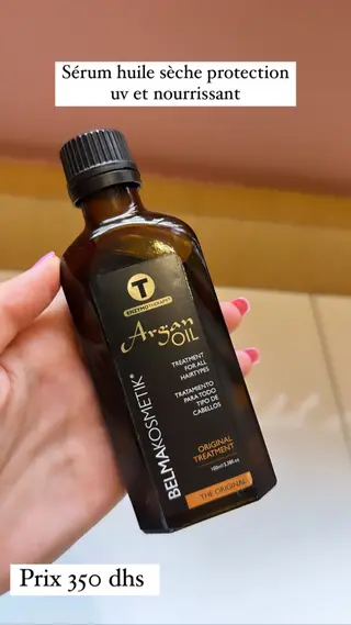 Sérum argan huile sèche Belmakosmetik