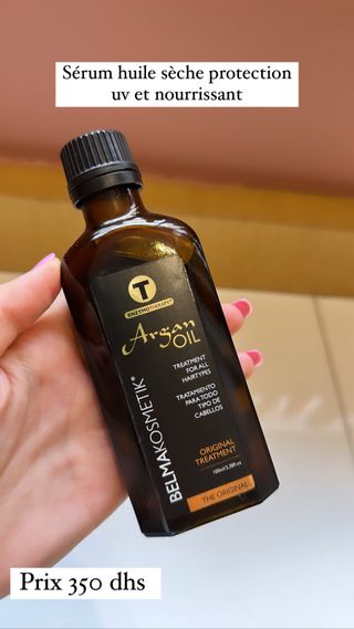 Sérum argan huile sèche Belmakosmetik
