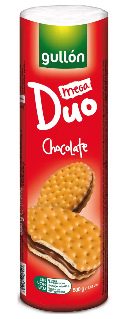 Gullón Mega Duo Biscuits Fourrés Goût Chocolat