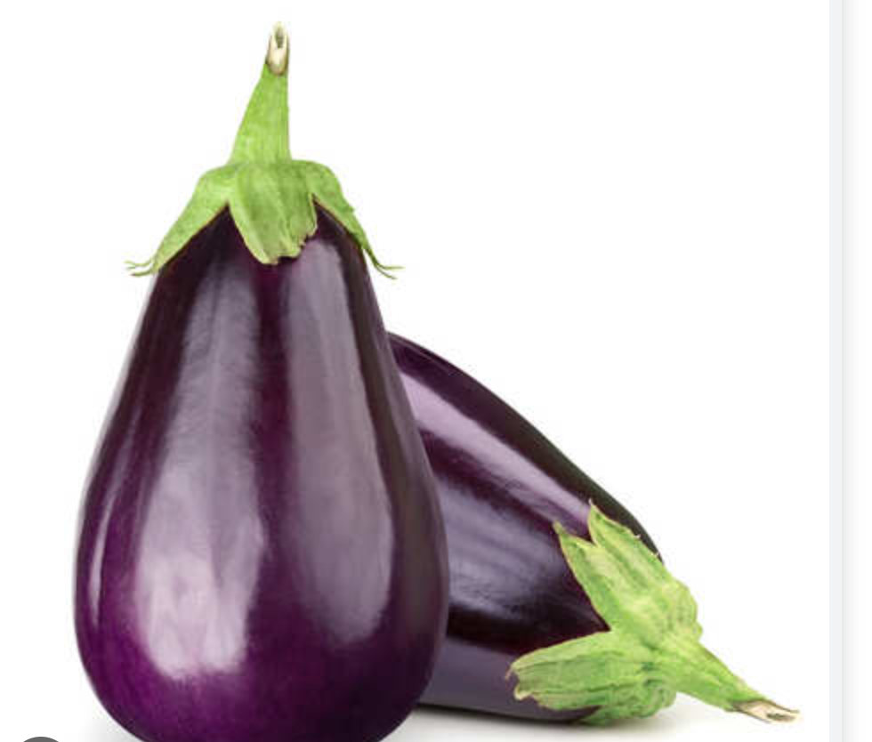 Aubergines violettes fraîches, 1 kg