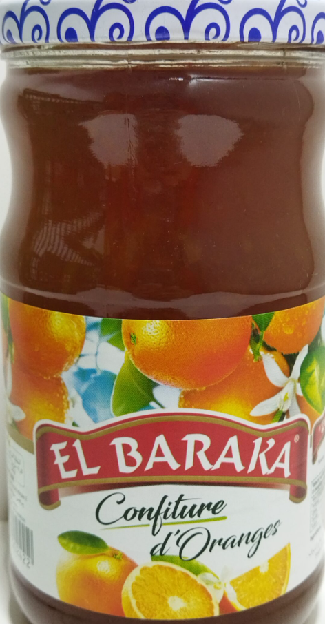 El Baraka Confiture d'Oranges – 830 g