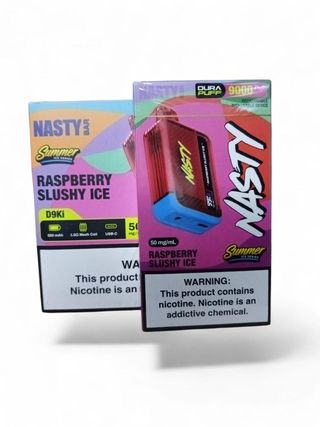 NASTY Raspberry Slushy Ice, 9000 Puffs