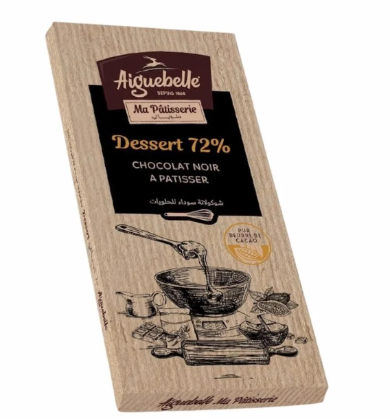 Aiguebelle Ma Pâtisserie Chocolat Noir à Pâtisser Dessert 72 %