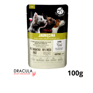 PetRepublic karma mokra dla psa jagnięcina 100 g