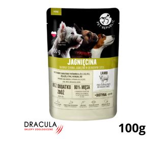 PetRepublic karma mokra dla psa jagnięcina 100 g