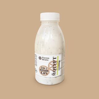 Йогурт натуральний з льоном 3,2%