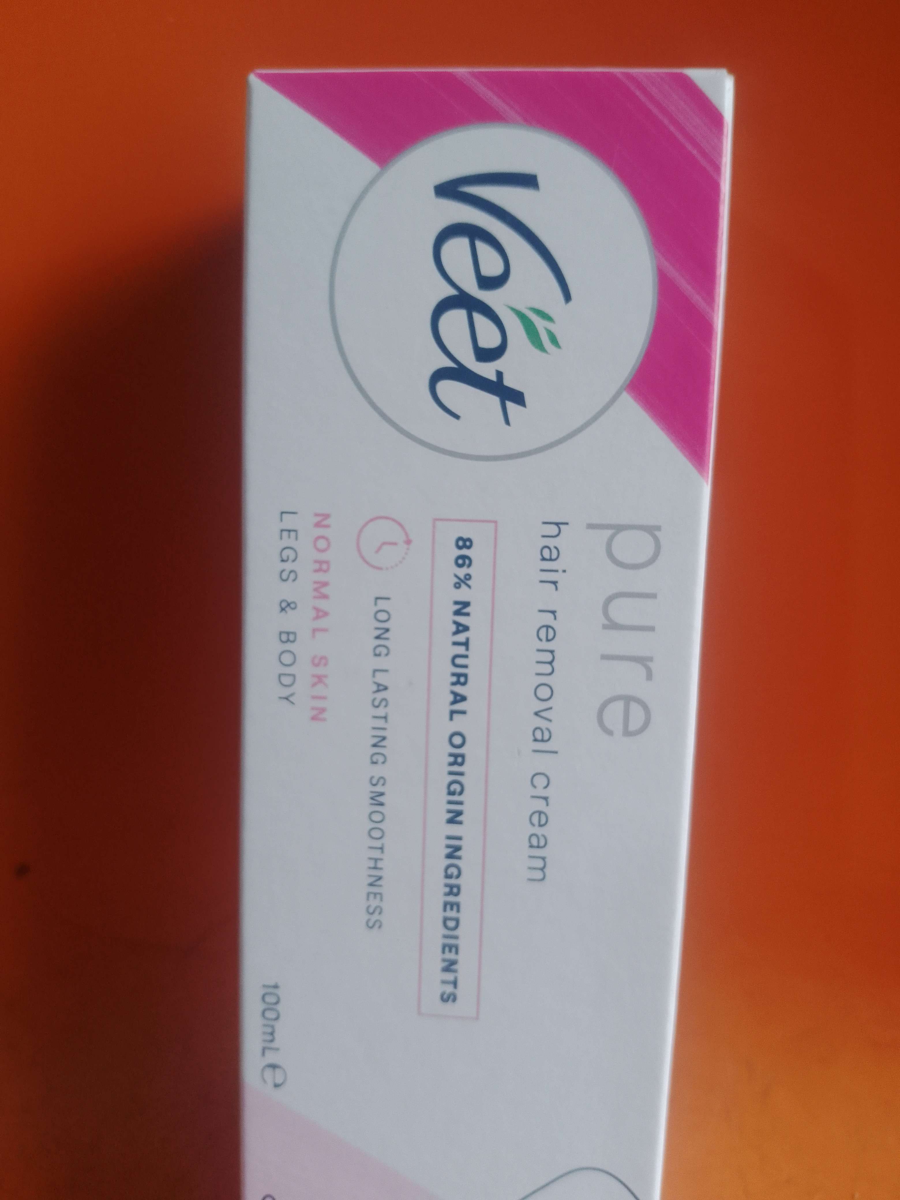 Veet Pure Hair Removal Cream, 100Ml