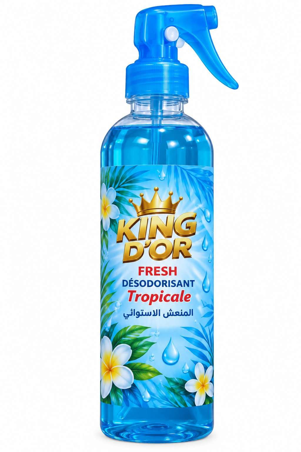 King d'Or Fresh Désodorisant Tropicale Brise Marine – 400 ml
